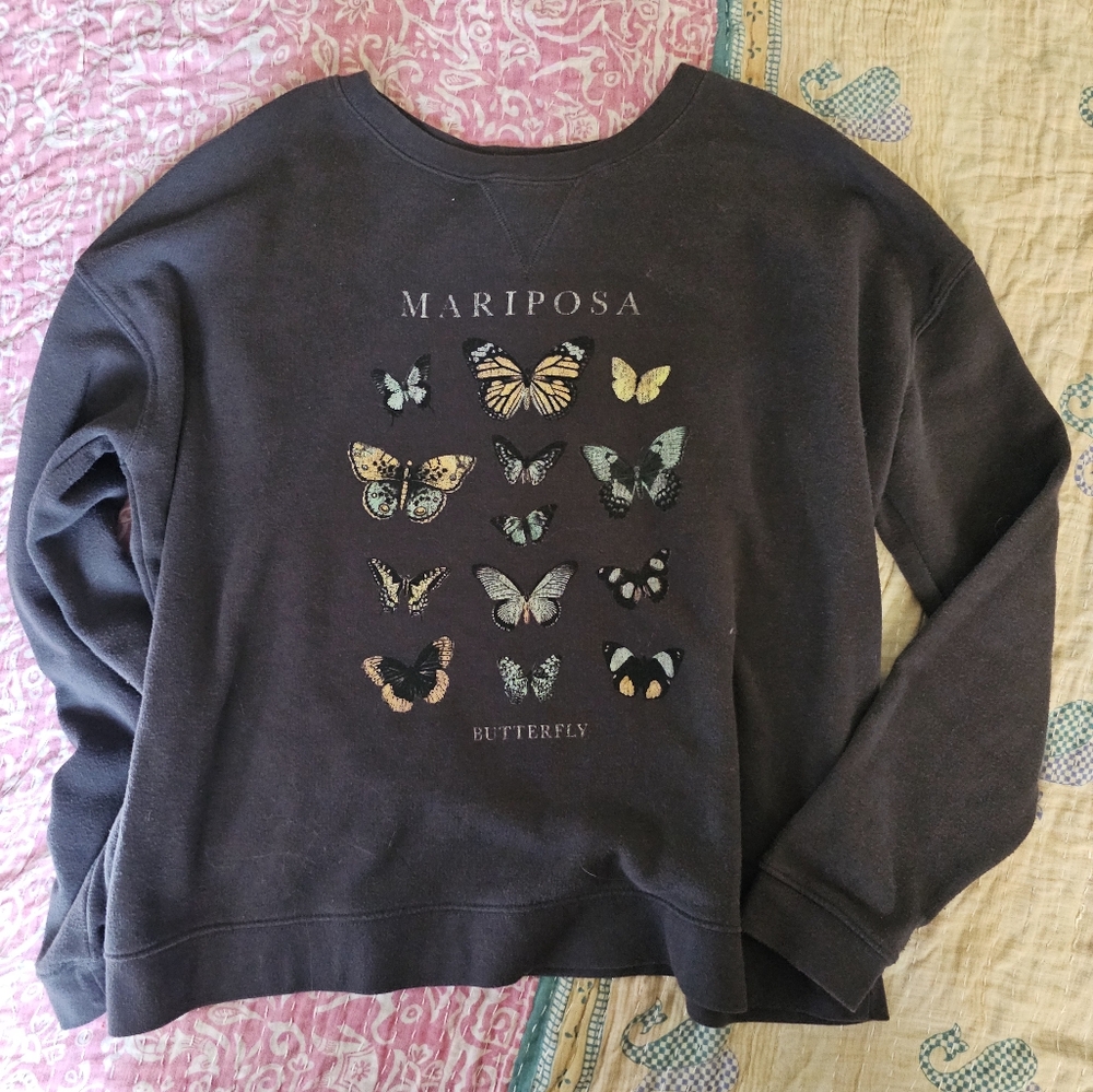 Fifth Sun Butterfly Crewneck